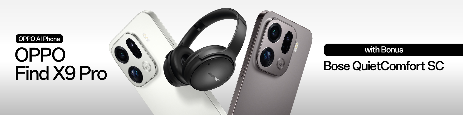 Bose QuietComfort SC Headphones for Find X9 Pro