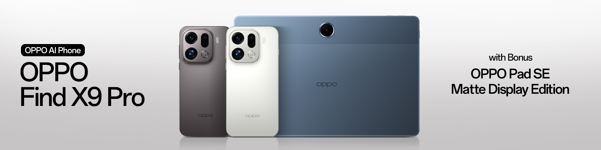 OPPO Pad SE for Find X9 Pro