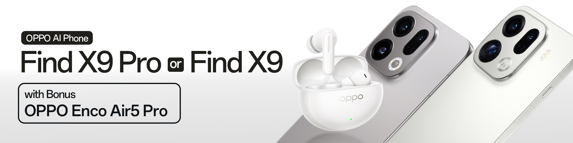 OPPO Enco Air5 Pro for Find X9 Series